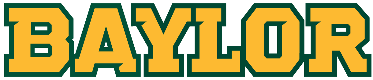 baylor bears 2005-pres wordmark logo v8 diy DTF decal sticker